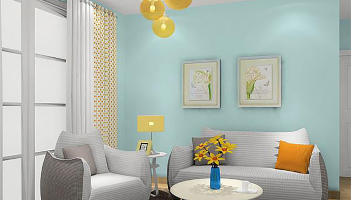 (圖:乳膠漆的調配)